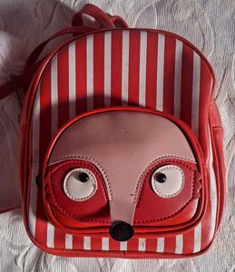 Cute Red Striped Fox Backpack