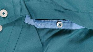 Men's Teal Button-Down Shirt