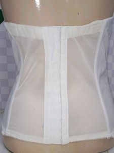 (900)Vintage White Corset Top