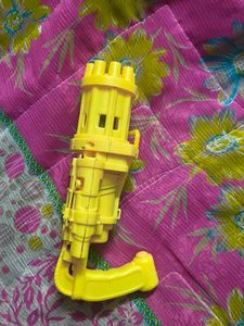 Yellow Bubble Gun Toy