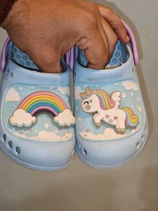 Glowing Cute Unicorn Rainbow Clogs by Bata