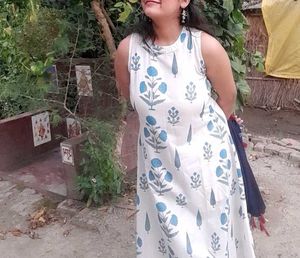 FLORAL WHITE KURTA PLAZZO SET💖