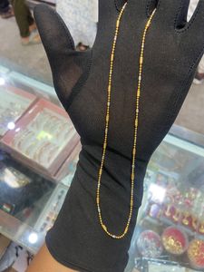 Silver gold chain (18 Inch)