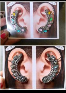 oxidised earcuffs