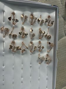 Toe Ring Set of 10: Sparkling Styles for coins