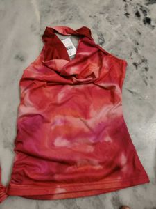 Tie-Dye Halter Neck Top