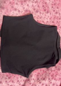 Chic Black Sleeveless Vest Top