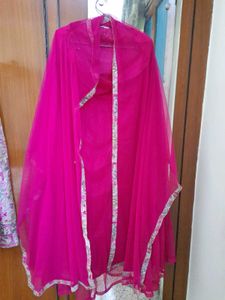 Beautiful Indo Western Gown With Skirt