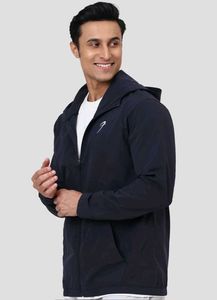 Men's Navy Hooded Jacket