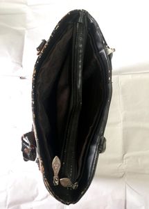 Black Floral Print Handbag 👜 Women Sling Hand Bag
