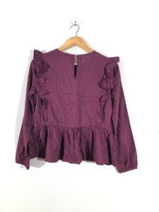 Burgundy Casual Top(Women’s)