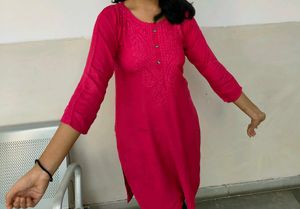 Pink Kurta