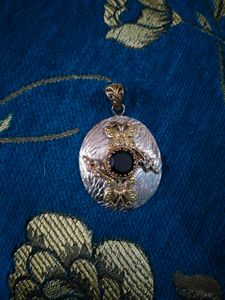 Vintage Butterfly Victorian Pendant