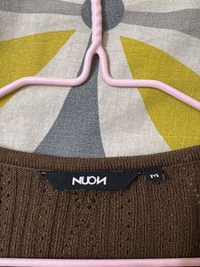 Stylish Brown Cropped Sweater