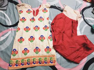 Embroidered Kurta Set