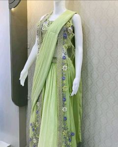 🆕️🆕️Faux Georgette Lehenga Saree