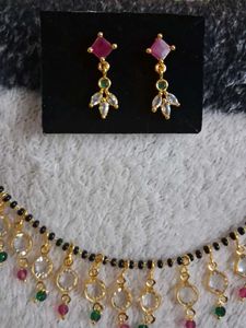 Stones With Beads Mangalsutra