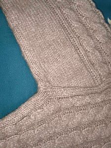 beutiful pink knitted sweater