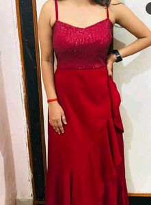 Stunning Red Sequin Party Dress