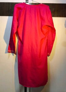 Kashmiri Pink Embroidered Kurta