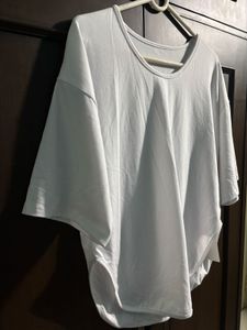 Minimalist Dazy Oversized White Tee 🤍✨