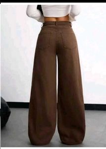 Brown Wide Leg Pants