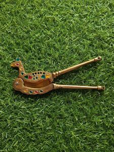 Vintage Peacock Nutcracker copper made