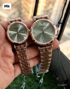Emporio Armani Couple Watches Rose Gold