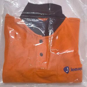 Men's Orange &amp; Navy Polo T-Shirt