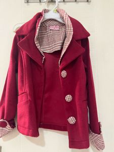 New Unisex Cutecumber Velevet Jacket Size 28