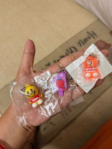 Cute Charms Keychain Set of 3