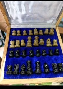 Vintage Marble Chess Set