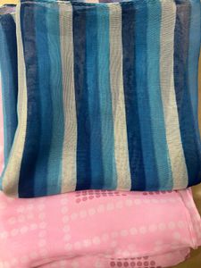 Pink And Blue Scarves Combo_CLEARANCE