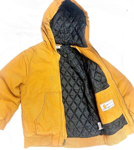 Carhartt Brown Lined Hooded Jacket