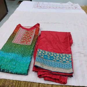 Vibrant Print Kurta Set with Pants
