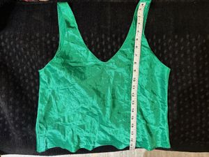 Emerald Green Beautiful satin Top