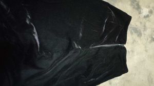 Elegant Black Velvet Gown