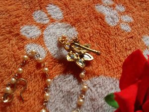 Elegant Pearl &amp; Stone noze pin