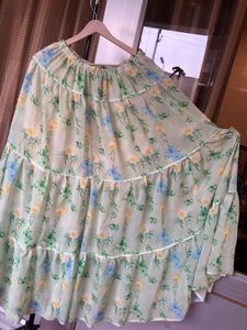 Boho Floral Tiered Maxi Skirt🍃