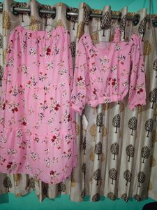 Pink Floral Coord Set