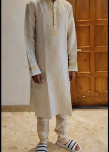 manyavar Men's Elegant Kurta Set