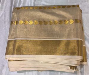 Golden Checked Dhotis