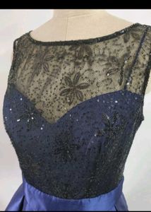 Navy Blue Formal Gown