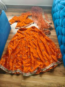y2k Lehenga Choli Dupatta Set