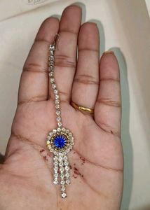Royal Blue Rhinestone Bridal Jewelry Set