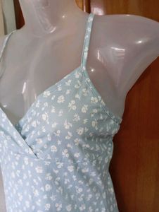 Cute Floral Print Mini Dress
