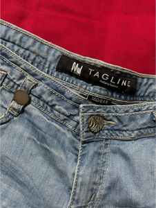 Light Wash Denim Hotpants