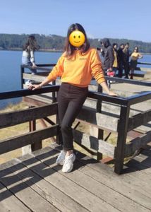 NASA Space Orange Sweatshirt