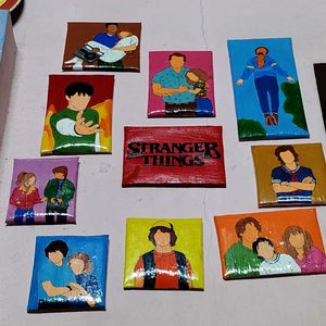 Handmade Stranger Things Art Set