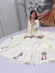 Unique White Lehenga Choli Set